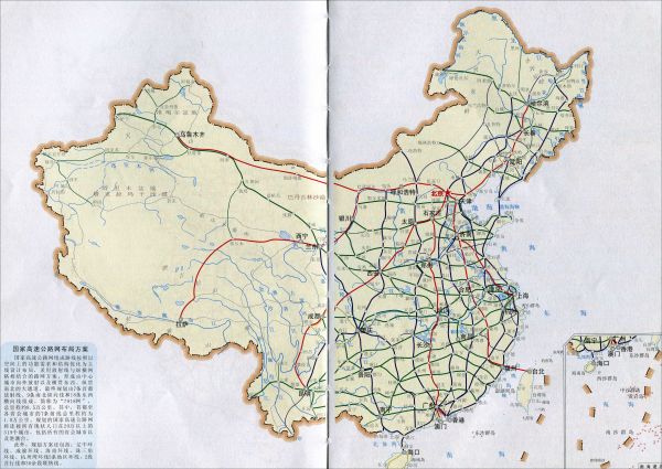 中国最新交通地图图片，揭示国家交通脉络的新面貌